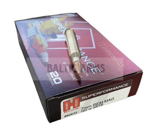 HORNADY 7mm Remington Magnum 162 gr SST SPF